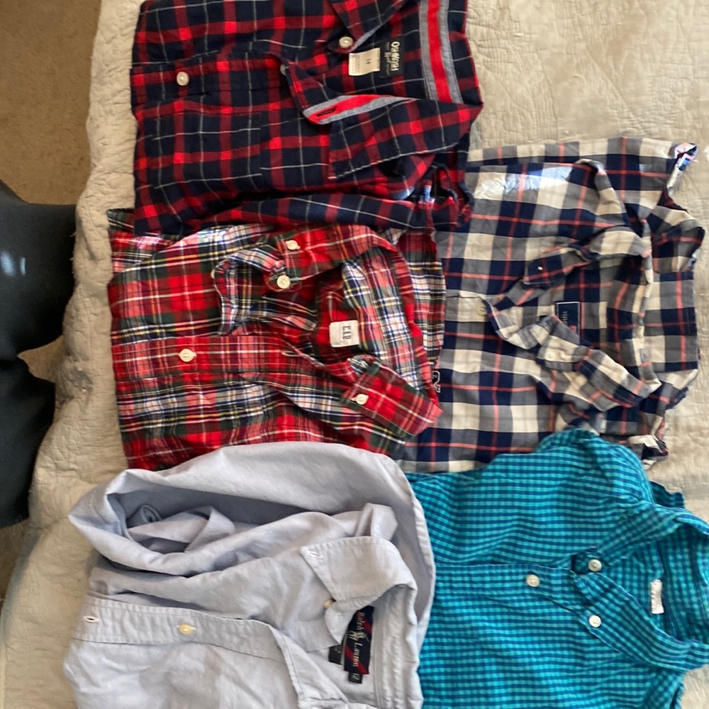 Lot of boys size 12-14 dress shirts